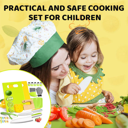 Practical And Safe Cooking Set For Children