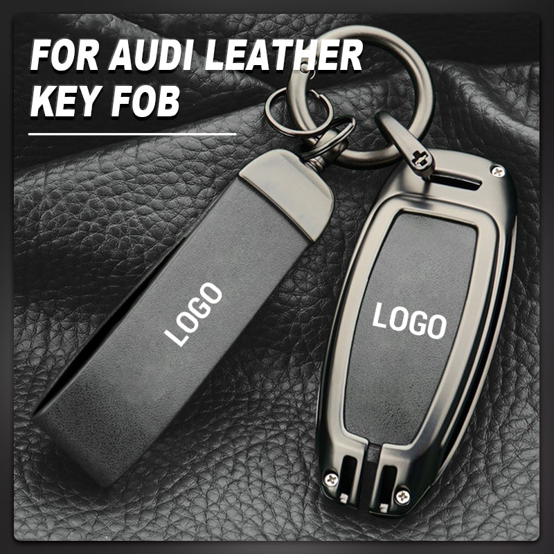 【Para Audi】 - Funda de cuero genuino para llaves.