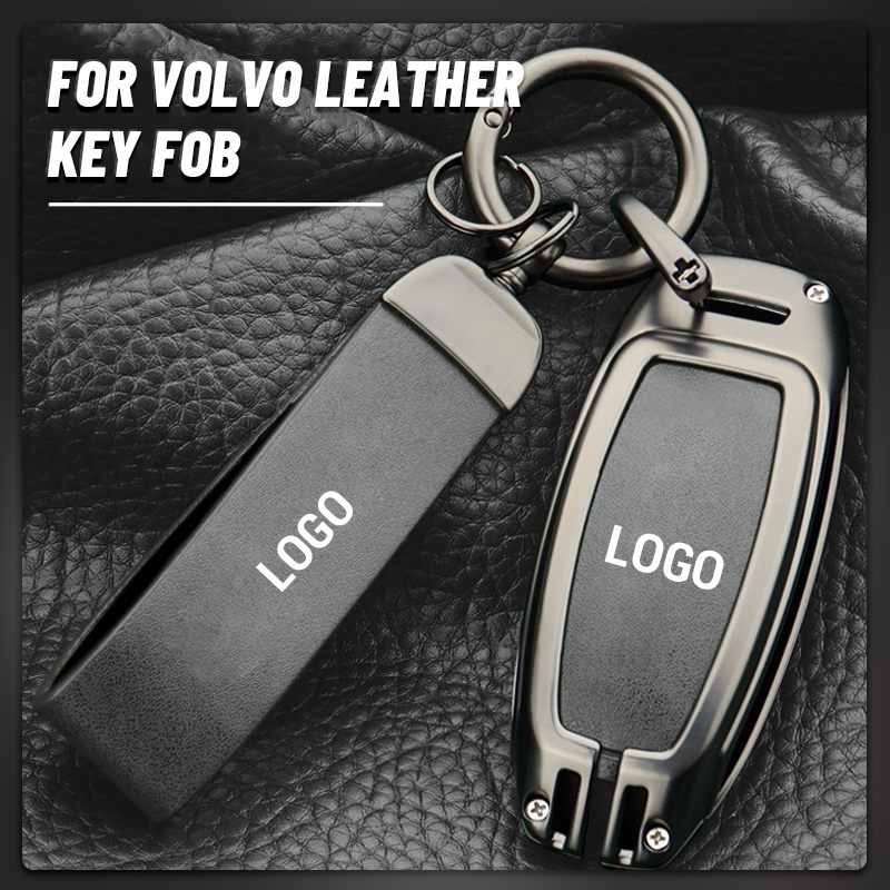 【Para Volvo】 - Funda de cuero genuino para llaves.