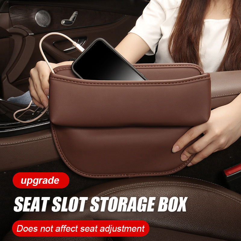 Caja de almacenamiento multifuncional para el asiento del vehículo