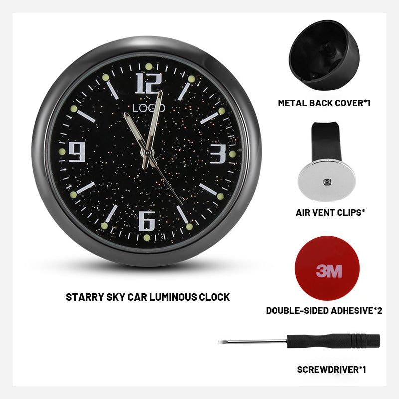 Reloj luminoso para coche Starry Sky